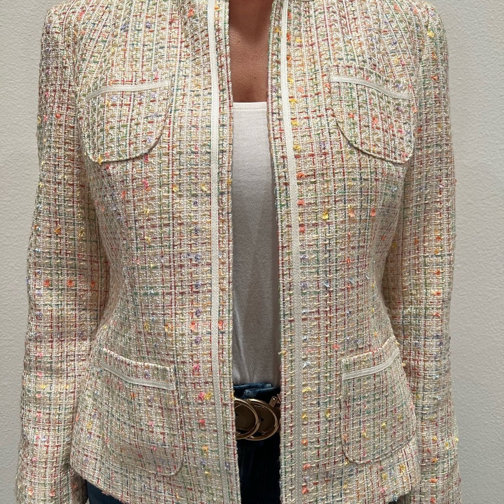 Laura Scott Tweed Blazer - Size 8P